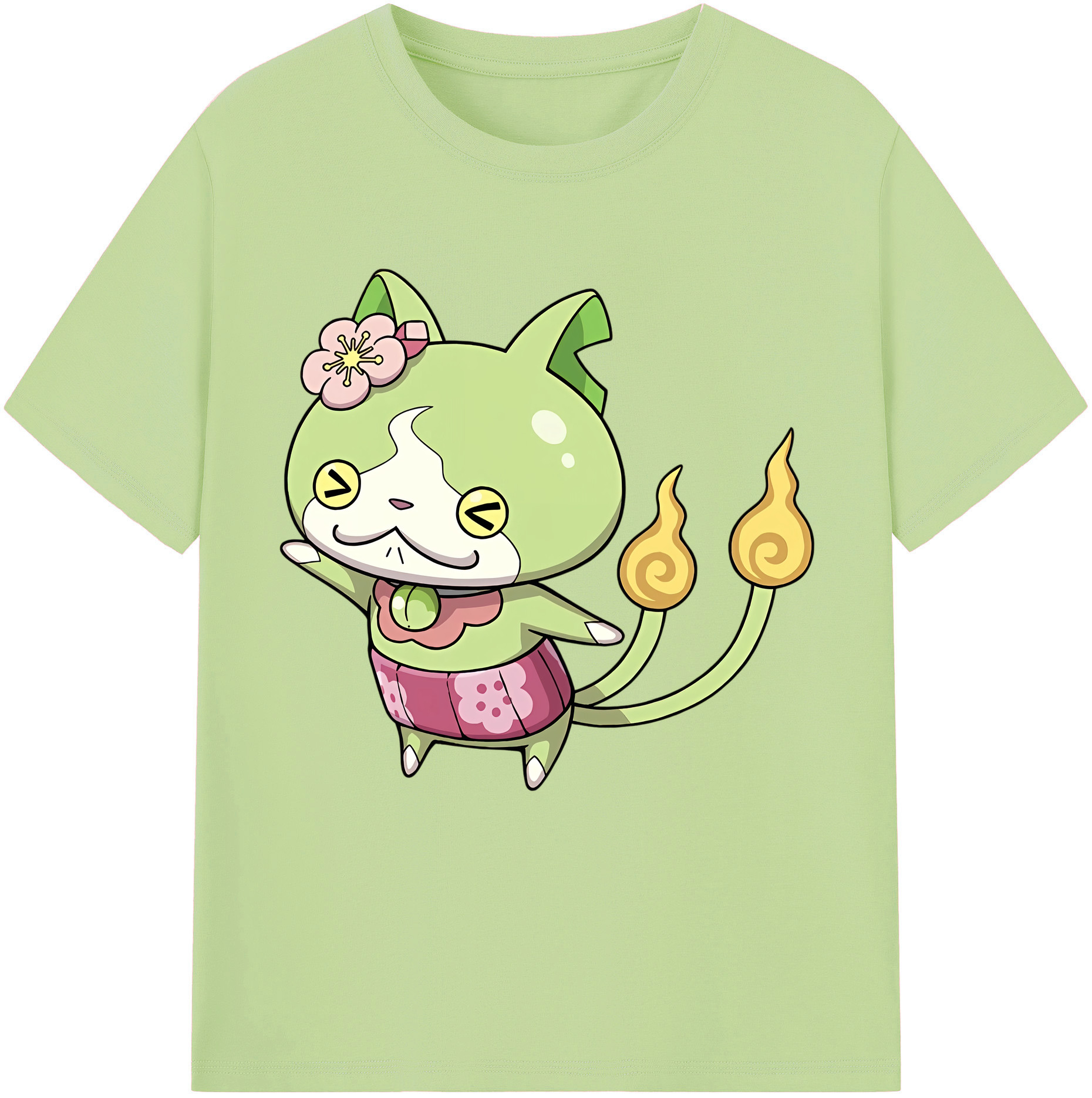 （画像用） 妖怪ウォッチ Yo-kai Watch 綿100％半袖Tシャツ（フロントプリント）